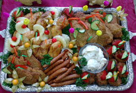 Rustikales Buffet